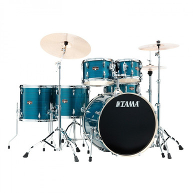 TAMA Imperialstar 6-piece Drum Kit 22 in Hairline Blue