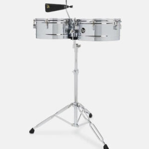 LP Aspire Timbales 13" & 14" Shells in Chrome