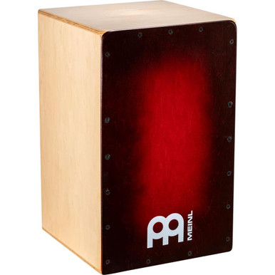Meinl Percussion Snarecraft Cajon, Red Burst