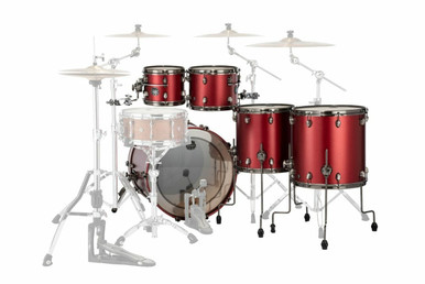 Mapex Saturn Evolution Maple 5-Piece Shell Pack 22 in Tuscan Red - Image 2