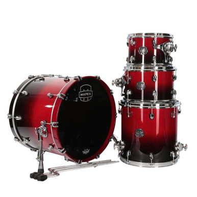 Mapex Saturn Classic 20" Fusion Drum Kit in Scarlet Fade