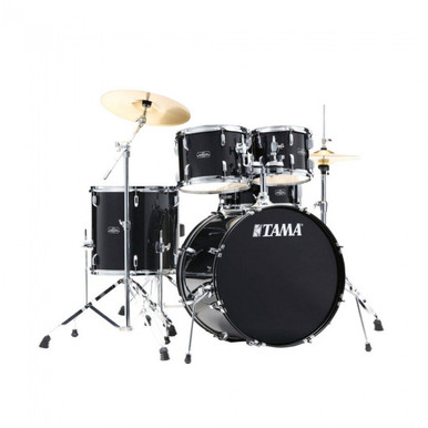 Tama Stagestar 22" Drum Kit in Black Night Sparkle with Hardware & Zildjian Planet cymbals