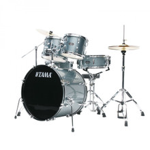 Tama Stagestar 20" Drum Kit in Sea Blue Mist with Hardware & Zildjian Planet cymbals - Image 3