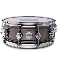 DW Design Series 14 x 5.5 Black Nickel Over Brass Snare Drum