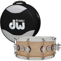 DW Design Series 14" x 6" Snare Drum Natural & Case