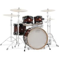 DW Design Series 22 4pc Shell Pack Tobacco Burst