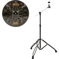 Meinl 16" Classics Custom Dark Crash Cymbal & Boom Arm Stand Black