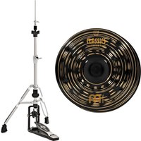 Meinl Classics Custom Dark 13 Hi-Hats & Heavy Duty Two-Leg Hi-Hat Stand