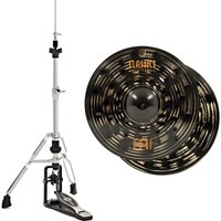 Meinl Classics Custom Dark 14 Hi-Hats & Heavy Duty Two-Leg Hi-Hat Stand