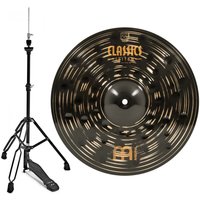 Meinl Classics Custom Dark 14 Hi-Hats & Hi-Hat Stand Black