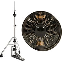 Meinl Classics Custom Dark 15 Hi-Hats & Heavy Duty Two-Leg Hi-Hat Stand