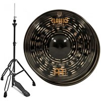 Meinl Classics Custom Dark 15 Hi-Hats & Hi-Hat Stand Black