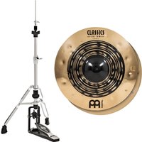 Meinl Classics Custom Dual 14 Hi Hats & Heavy Duty Two-Leg Hi-Hat Stand