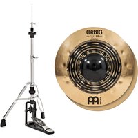 Meinl Classics Custom Dual 15 Hi Hats & Heavy Duty Two-Leg Hi-Hat Stand