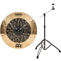 Meinl Classics Custom Dual 22 Ride Cymbal & Boom Arm Stand Black