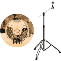 Meinl Classics Custom Extreme Metal 16 China Cymbal & Boom Arm Stand Black
