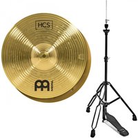 Meinl HCS 13 Hi Hat Cymbals & Stand Black