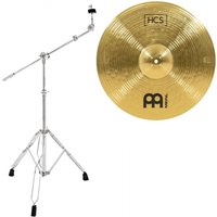 Meinl HCS 18 Crash-Ride Cymbal & Cymbal Boom Stand with Counter Weight