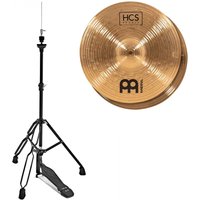 Meinl HCS Bronze 15" Hi-Hats & Stand Black