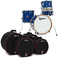 Premier Artist Heritage 16" 4pc Shell Pack Blue Pearl & Soft Case Set