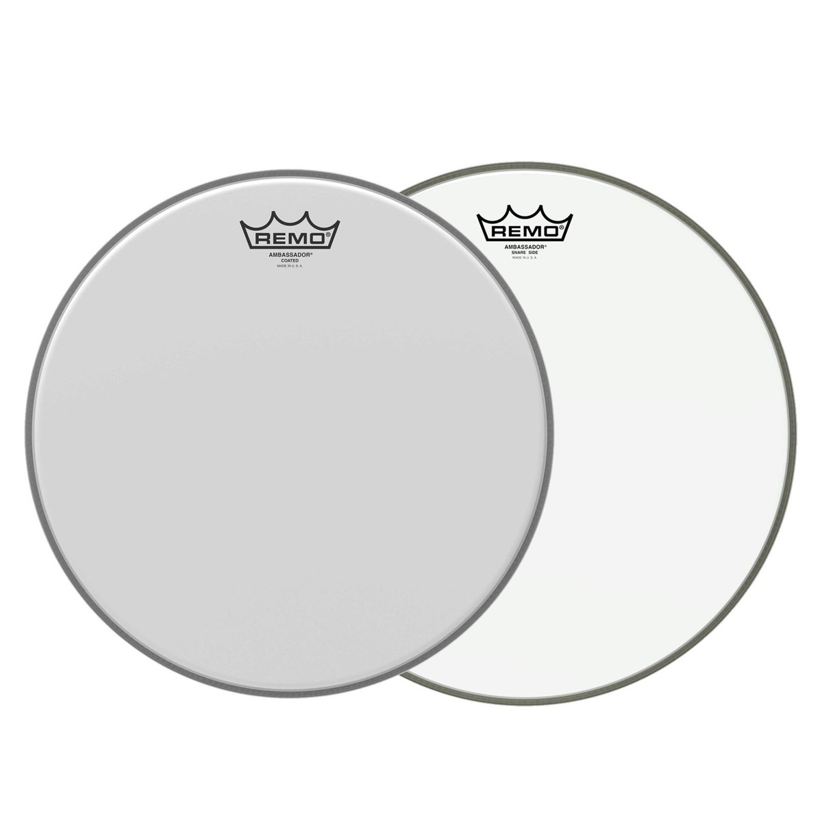 Remo Ambassador Coated 14 Snare Upgrade Pack w/14 Hazy Snare Side