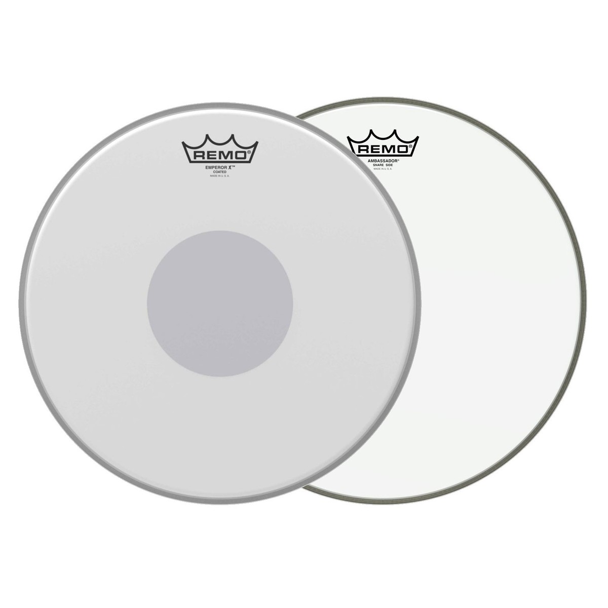 Remo Emperor X 14" Snare Upgrade Pack w/14" Hazy Snare Side