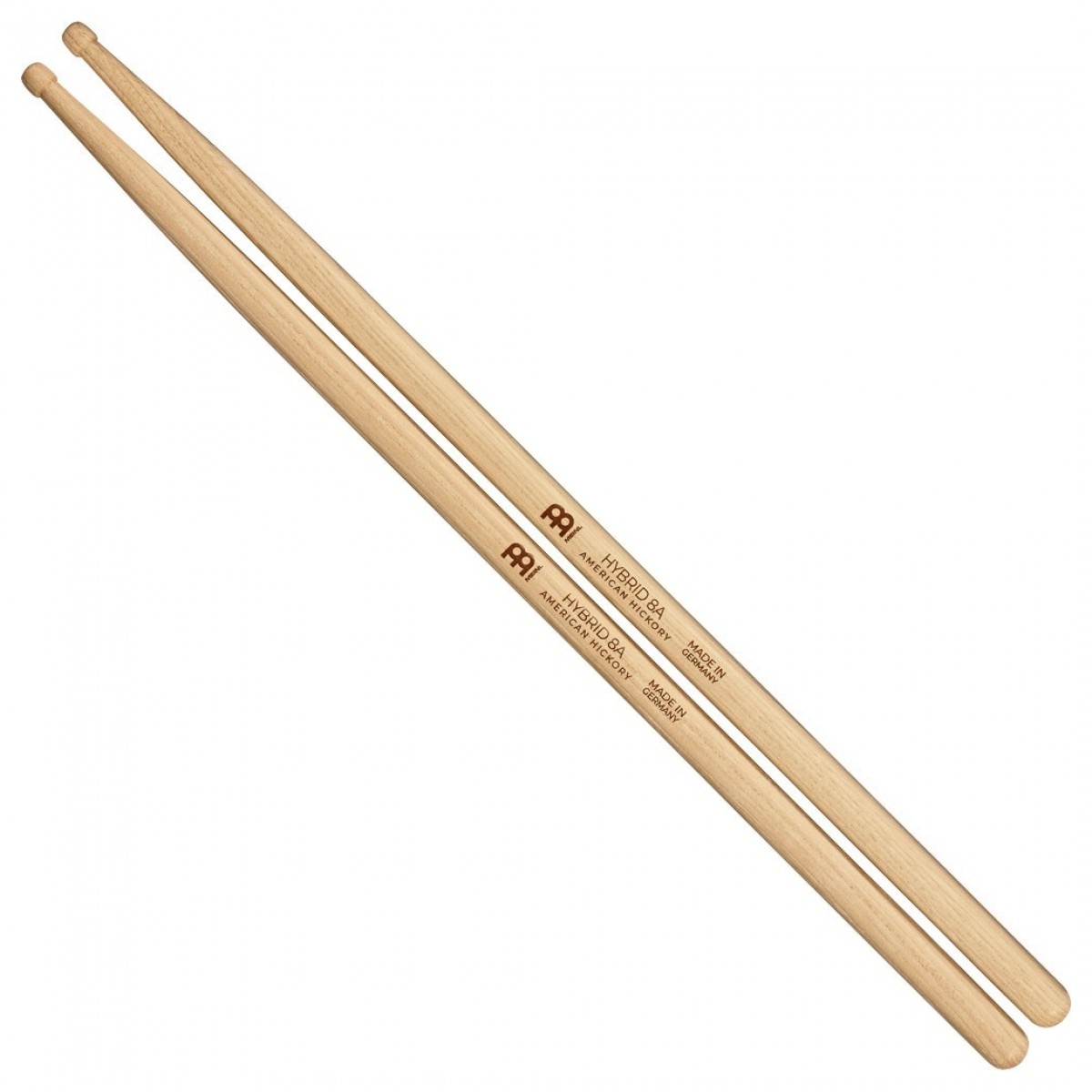 Meinl Stick & Brush Hybrid 8A Drumsticks Wood Tip Pair