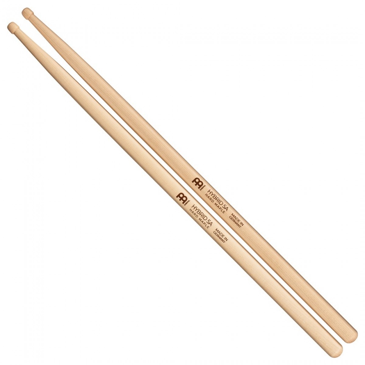 Meinl Stick & Brush Hybrid 5A Maple Drumsticks Wood Tip Pair