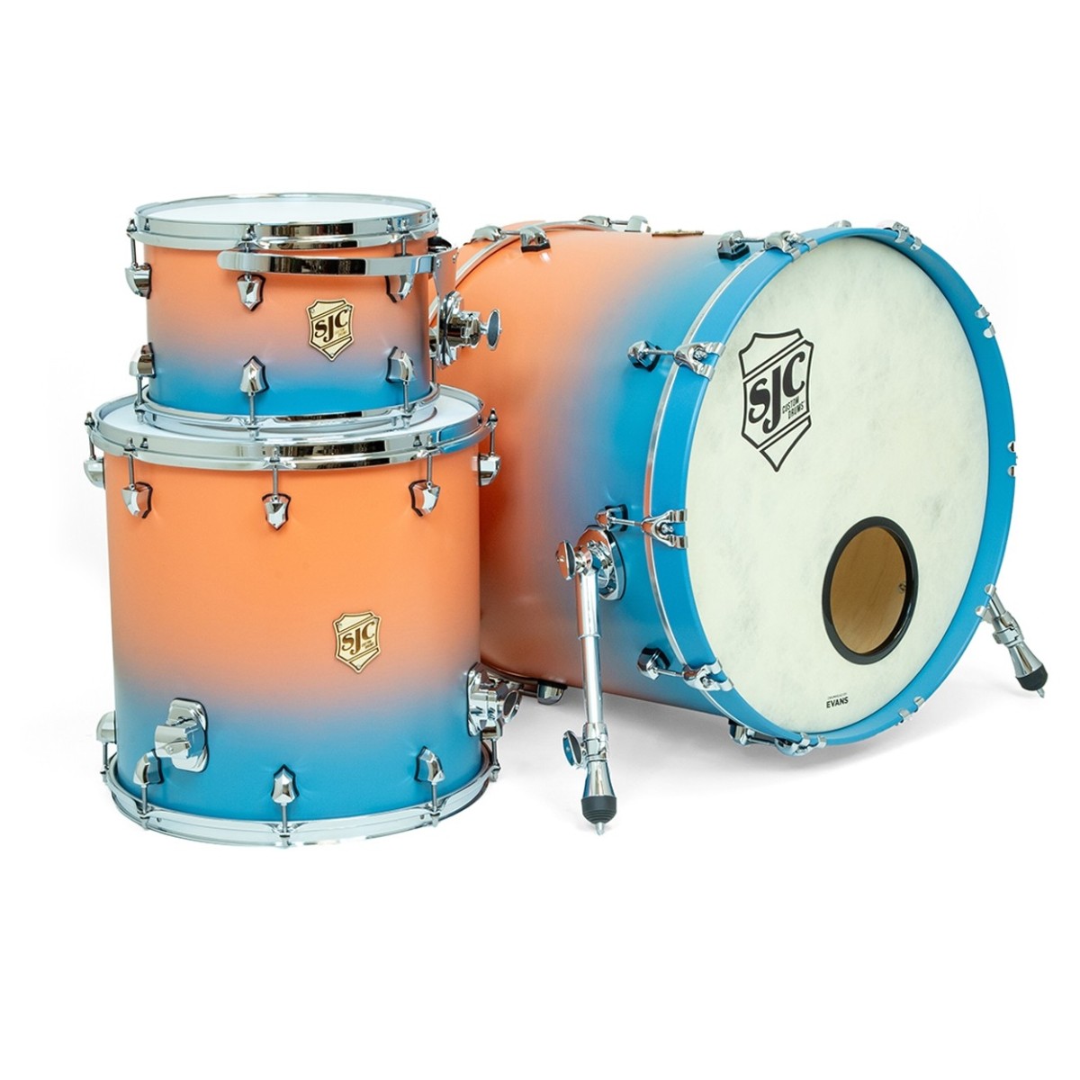 SJC Drums Colour Rush 3pc Shell Pack Thunder Punch