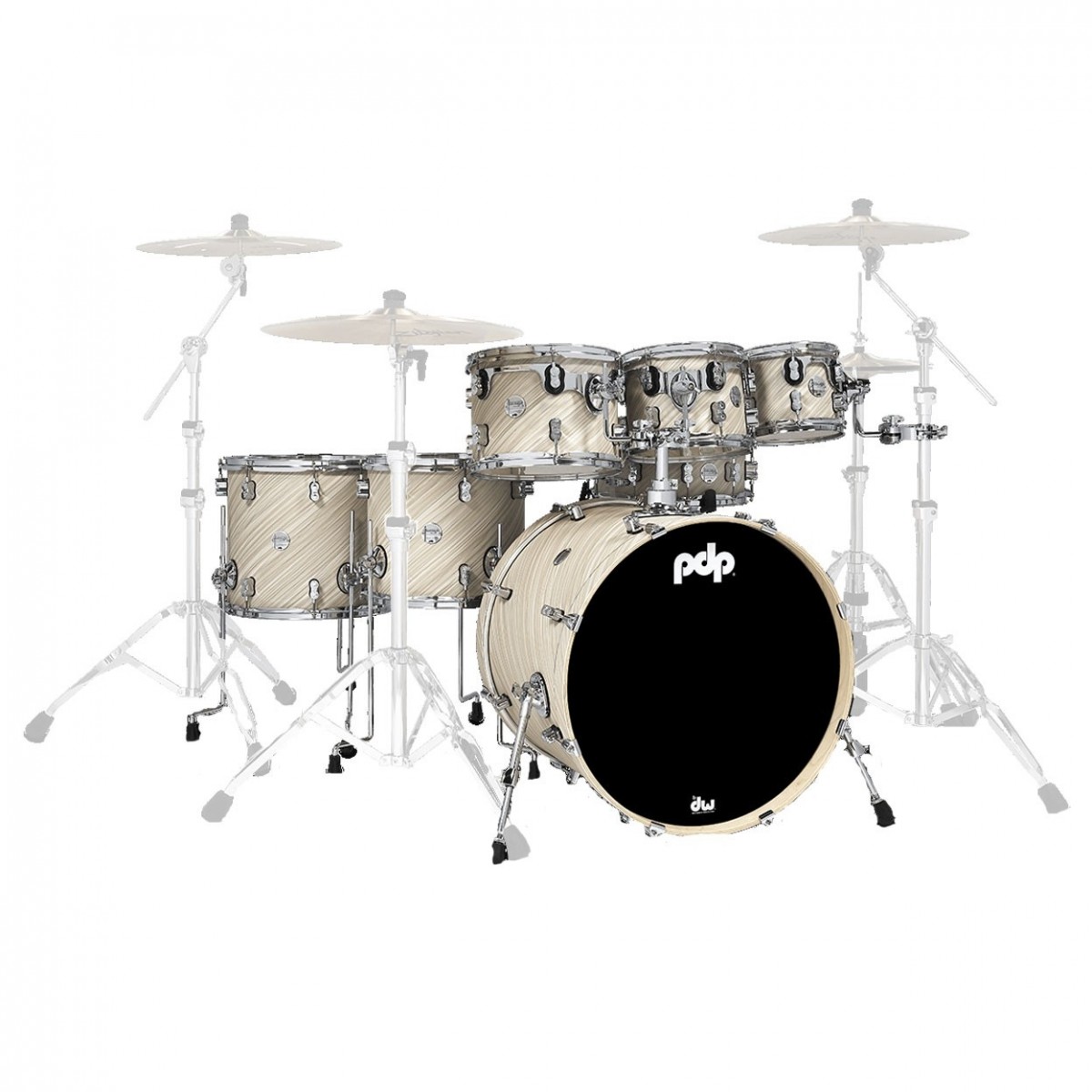 PDP Concept Maple 22" CM7 7pc Shell Pack Twisted Ivory
