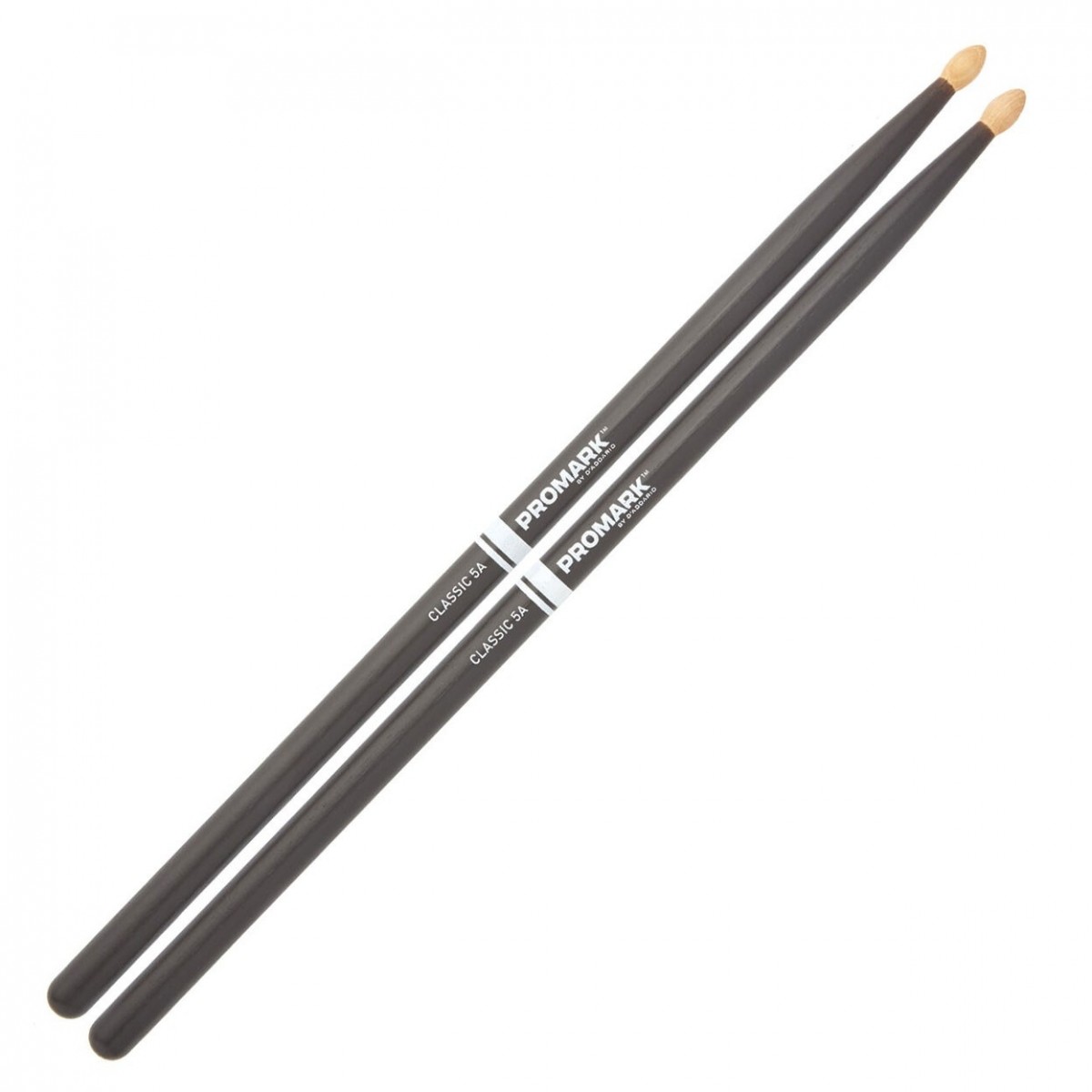 Promark Classic Forward 5A Grey Hickory Drumsticks Wood Tip