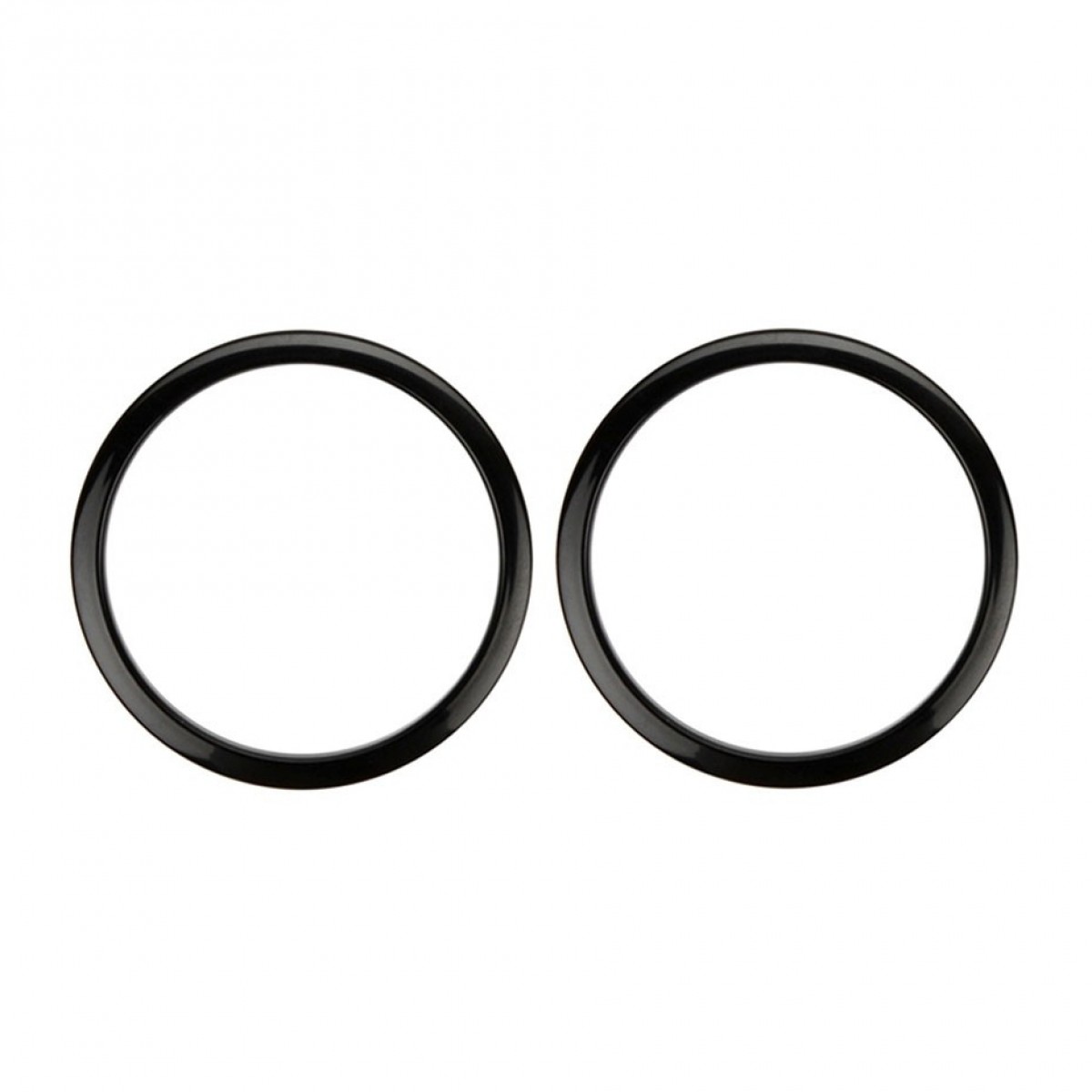 Bass Drum Os 2" Sound Hole Rings Black