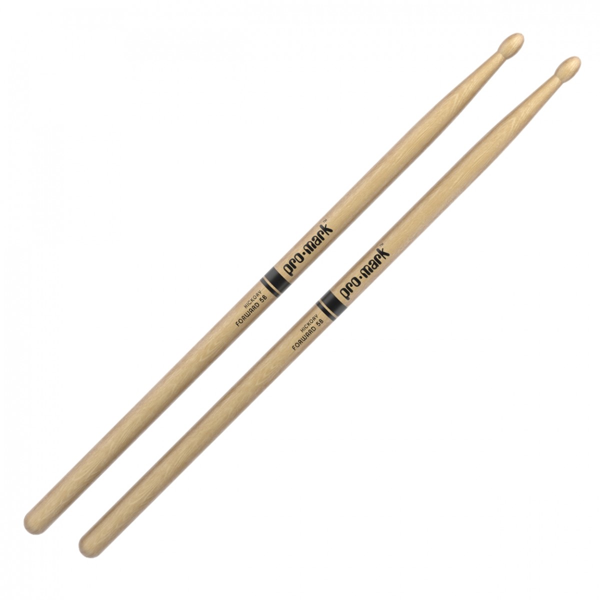 Promark Classic Forward 5B Hickory Drumsticks Wood Tip