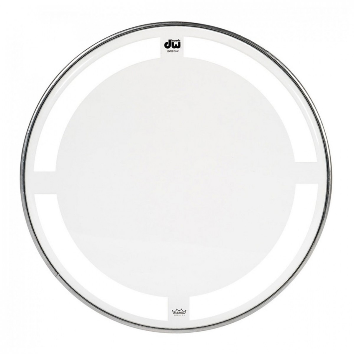 DW TomTom Head Coated Clear 15"