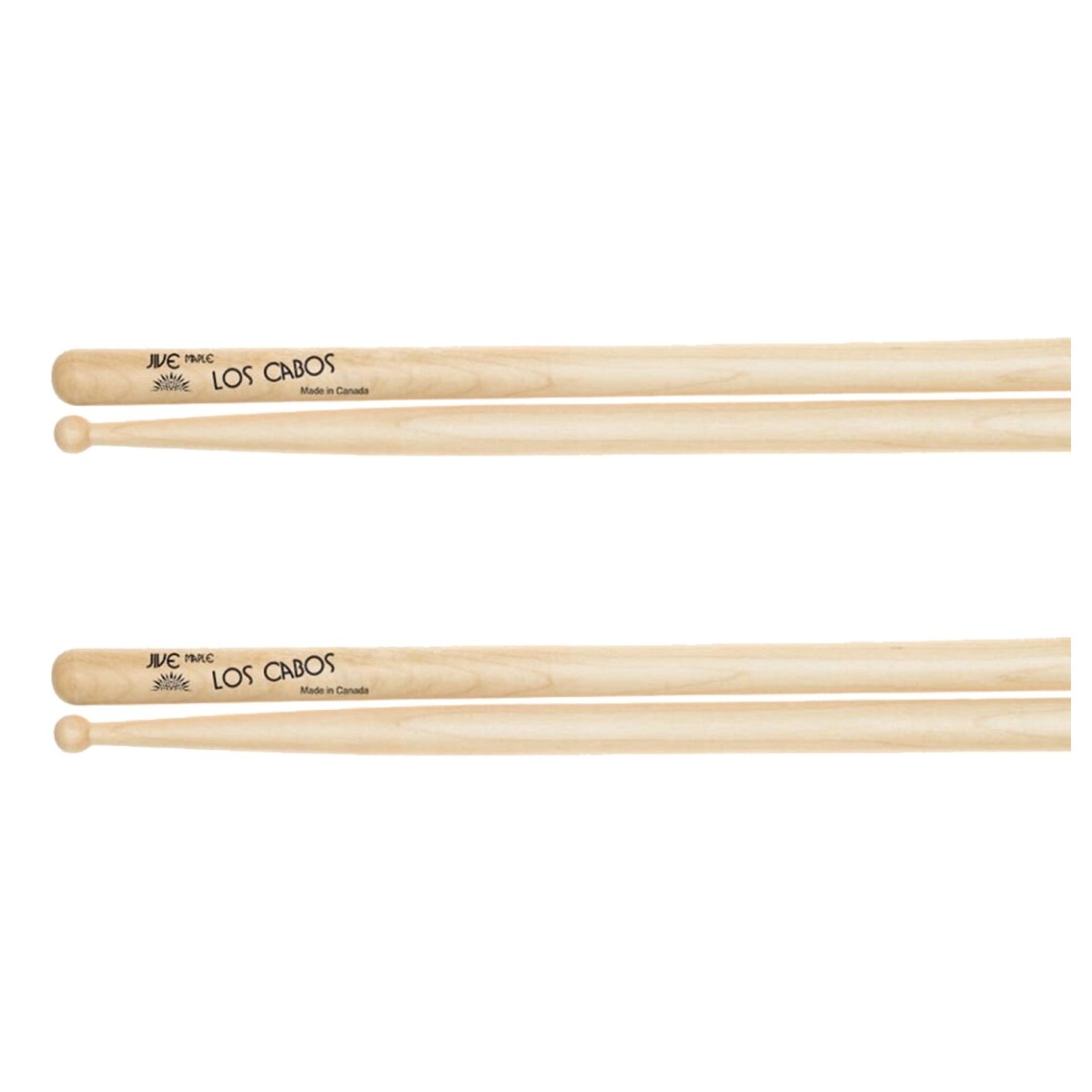 Los Cabos Jive Maple Wood Tip Drumsticks 2 Pair Pack