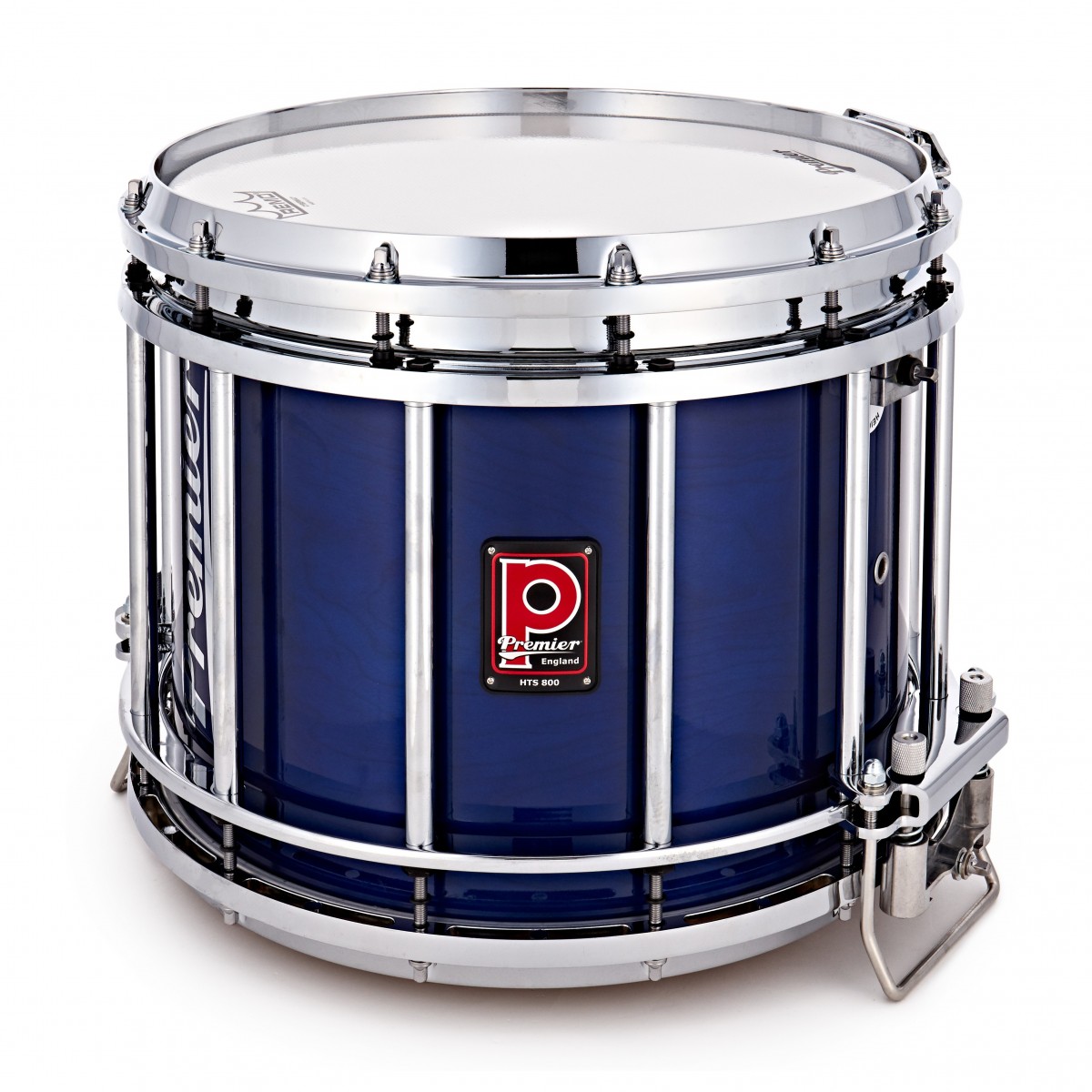 Premier Marching HTS 800 14" x 12" Snare Drum Chrome Sapphire