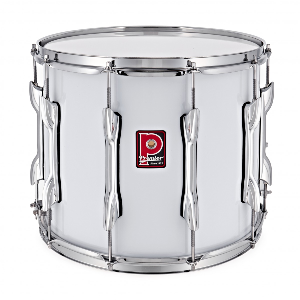 Premier Marching Parade 14 x 12 Snare Drum White