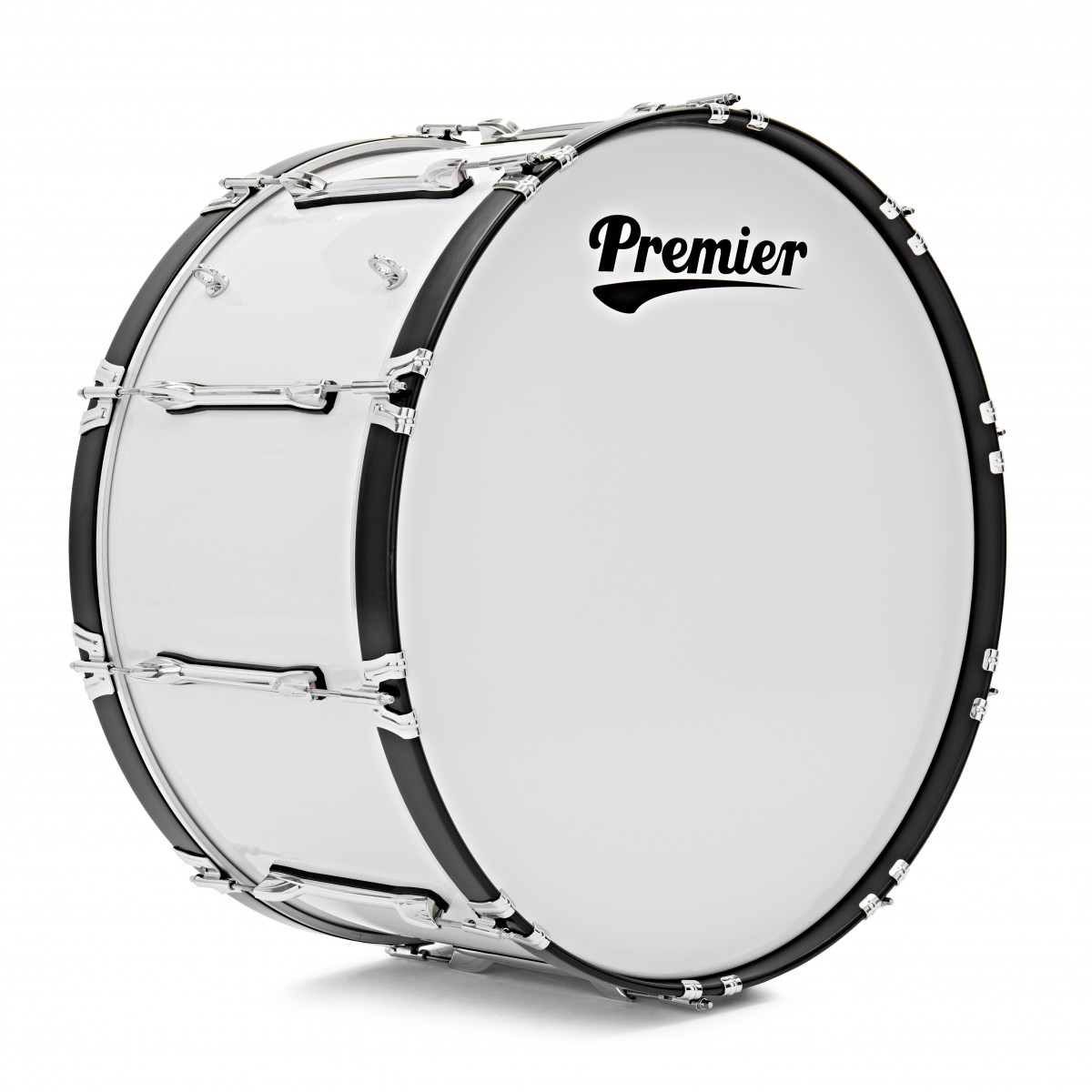 Premier Marching Parade 28" x 14" Bass Drum  White