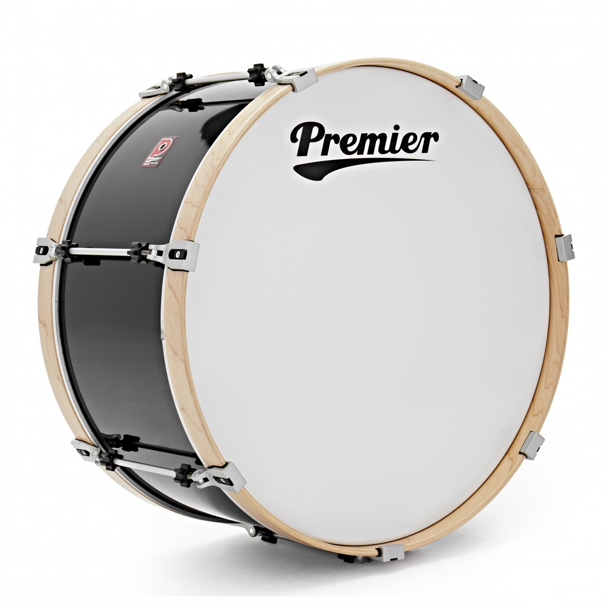 Premier Marching Professional 26” x 12” Bass Drum Ebony Black
