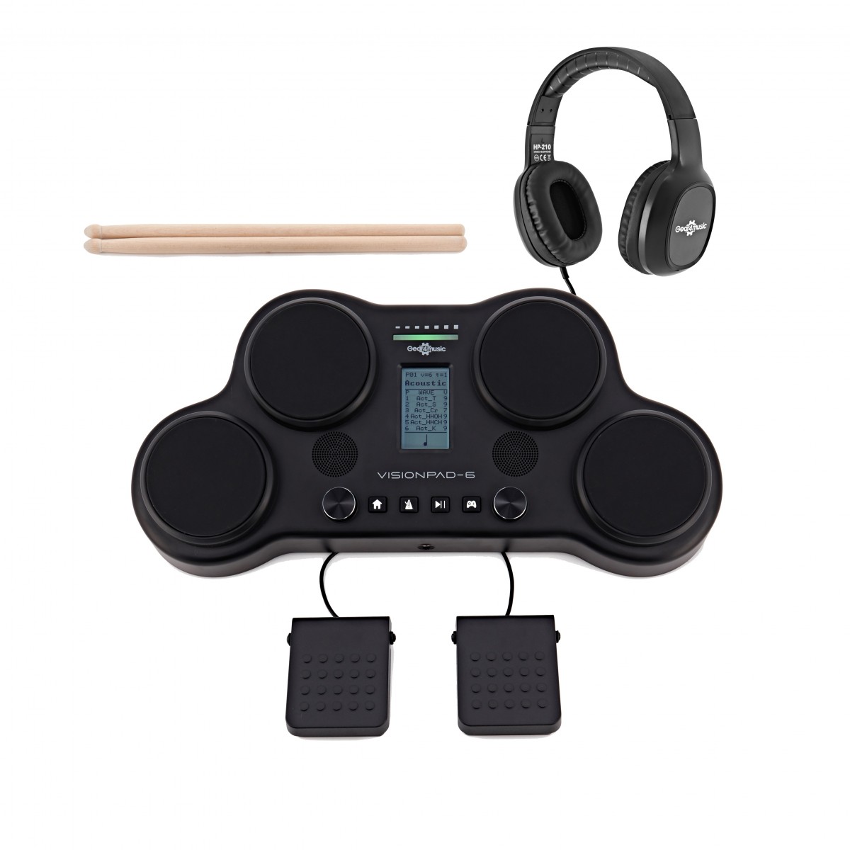 VISIONPAD-6 Electronic Drum Pad Pack