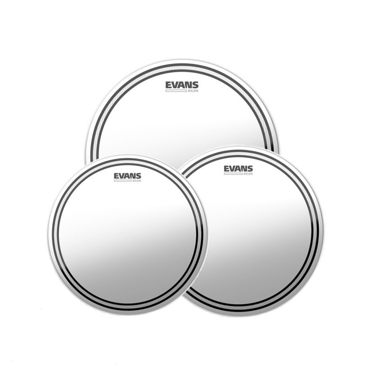 Evans EC2 Coated Standard Tom Pack 12 13 16 Heads