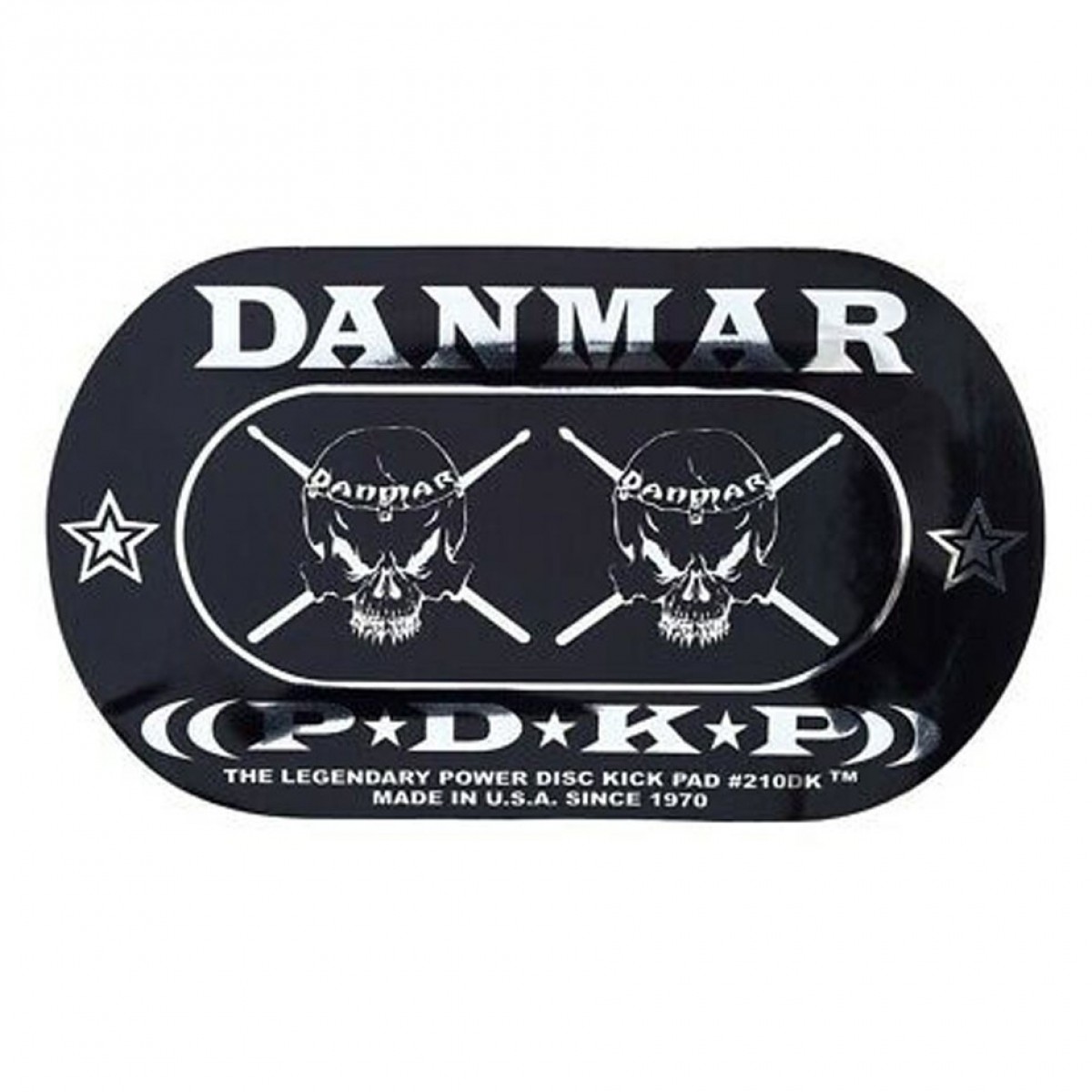 Danmar Double Bass Drum Impact Pad (Skull)