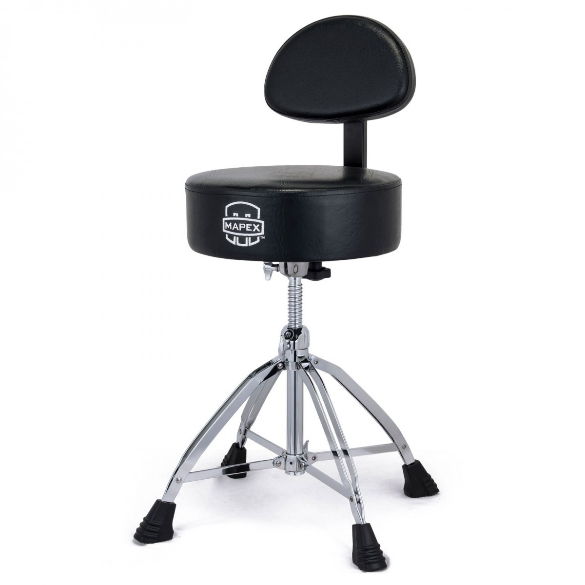 Mapex T870 Round Top with Backrest Drum Stool Four Leg