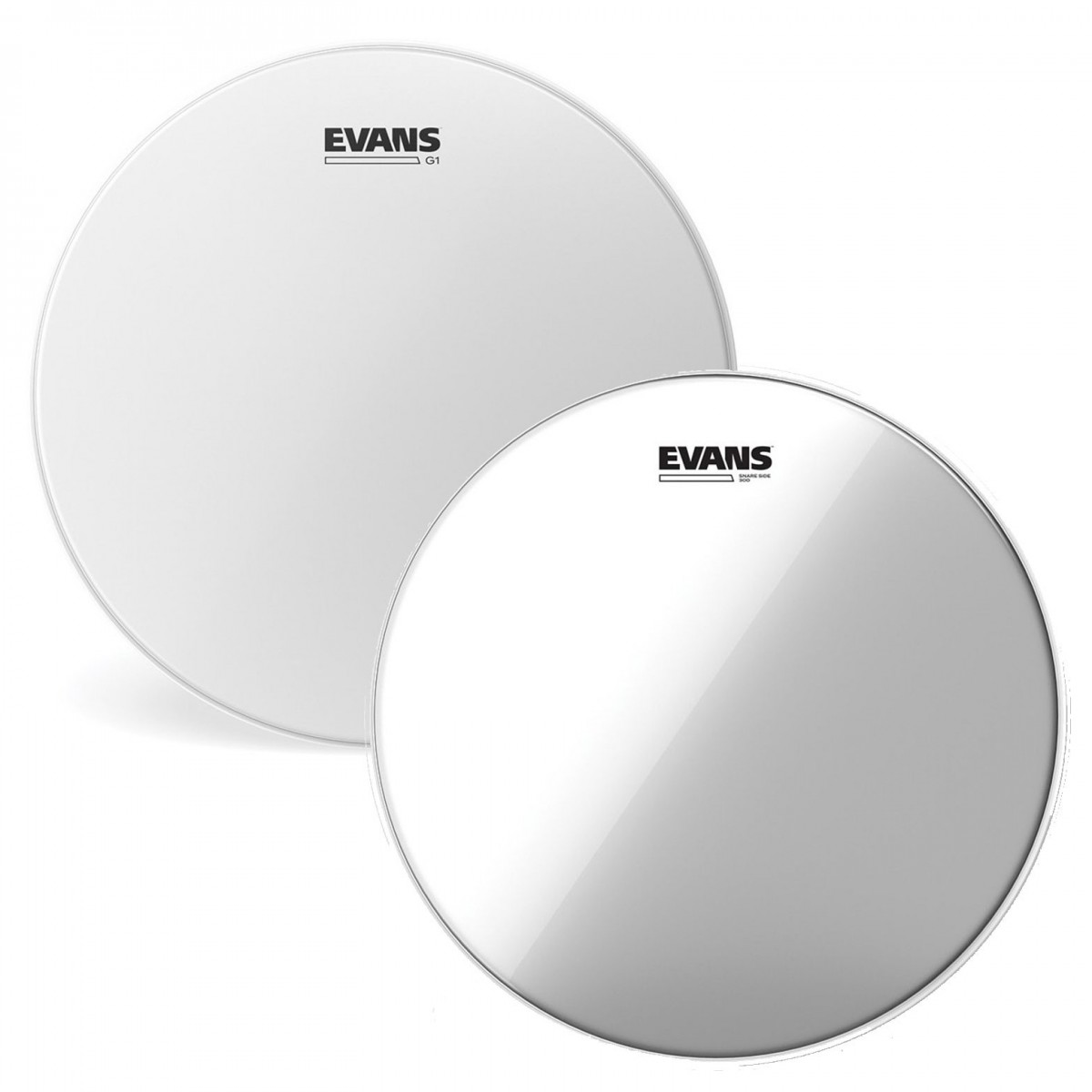 Evans G1 Coated Snare Drum Head & Snare Side Hazy 300 Pack 14