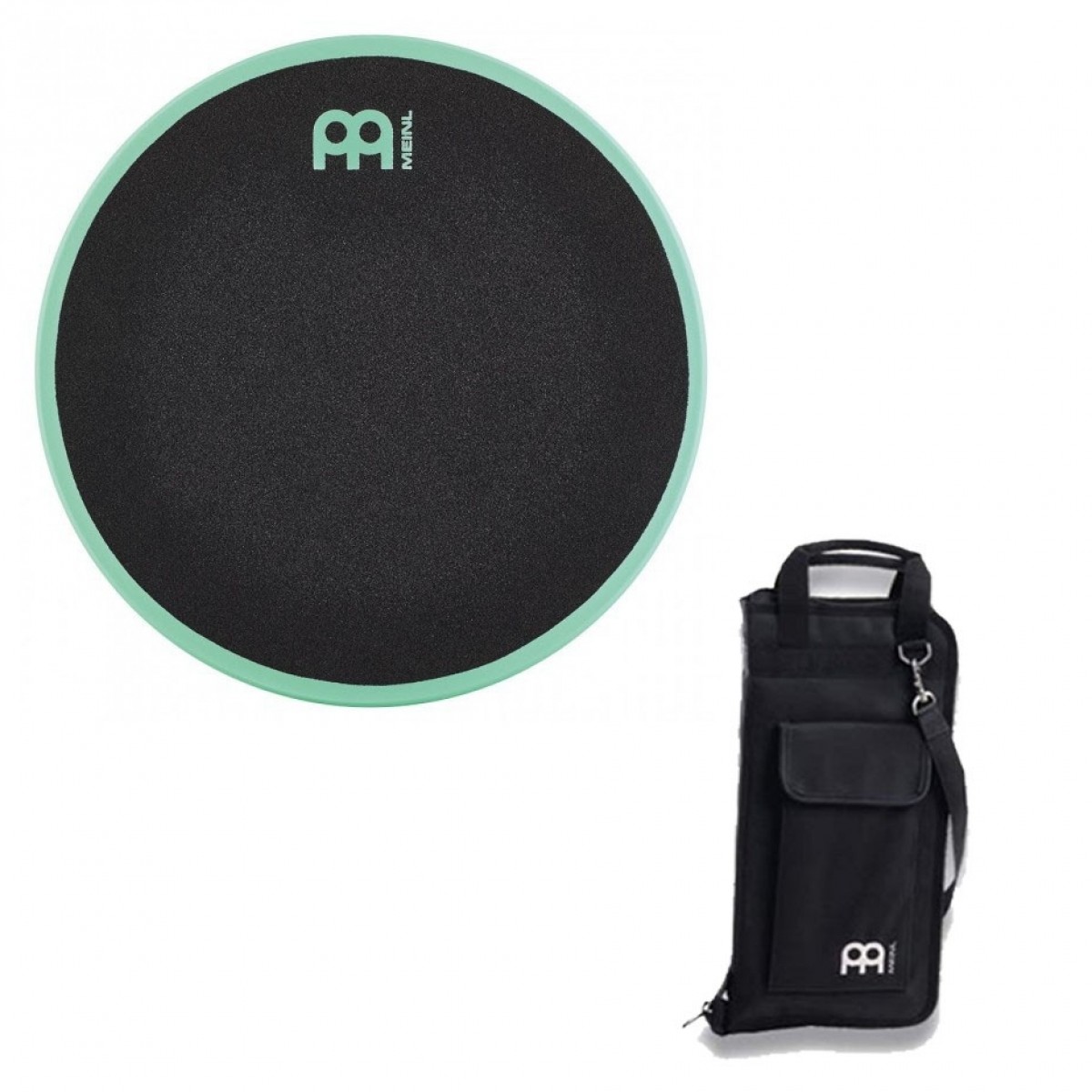 Meinl 12 Marshmallow Practice Pad & Pro Stick Bag Sea Foam
