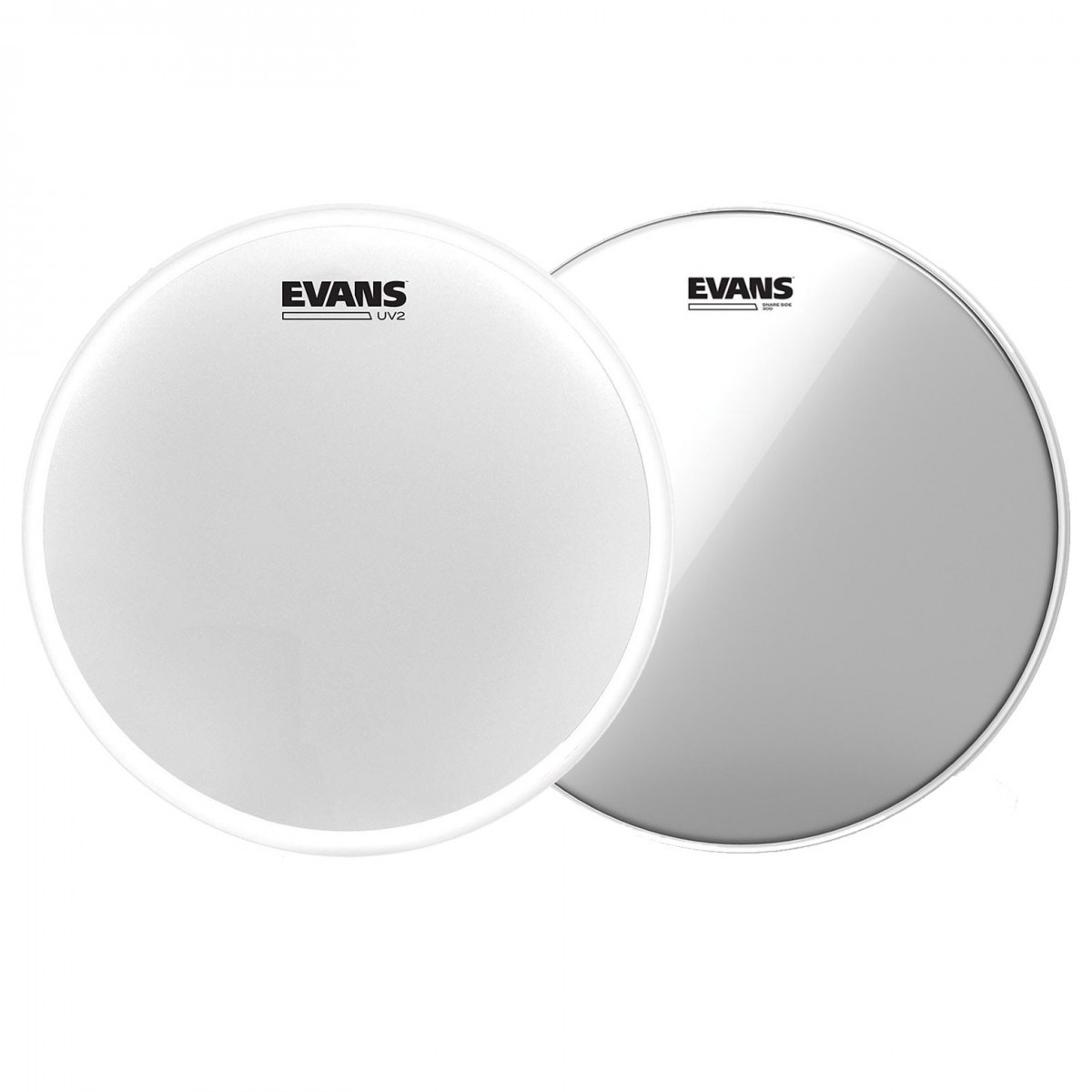 Evans UV2 Snare Drum Head & Snare Side Hazy 300 Pack 12