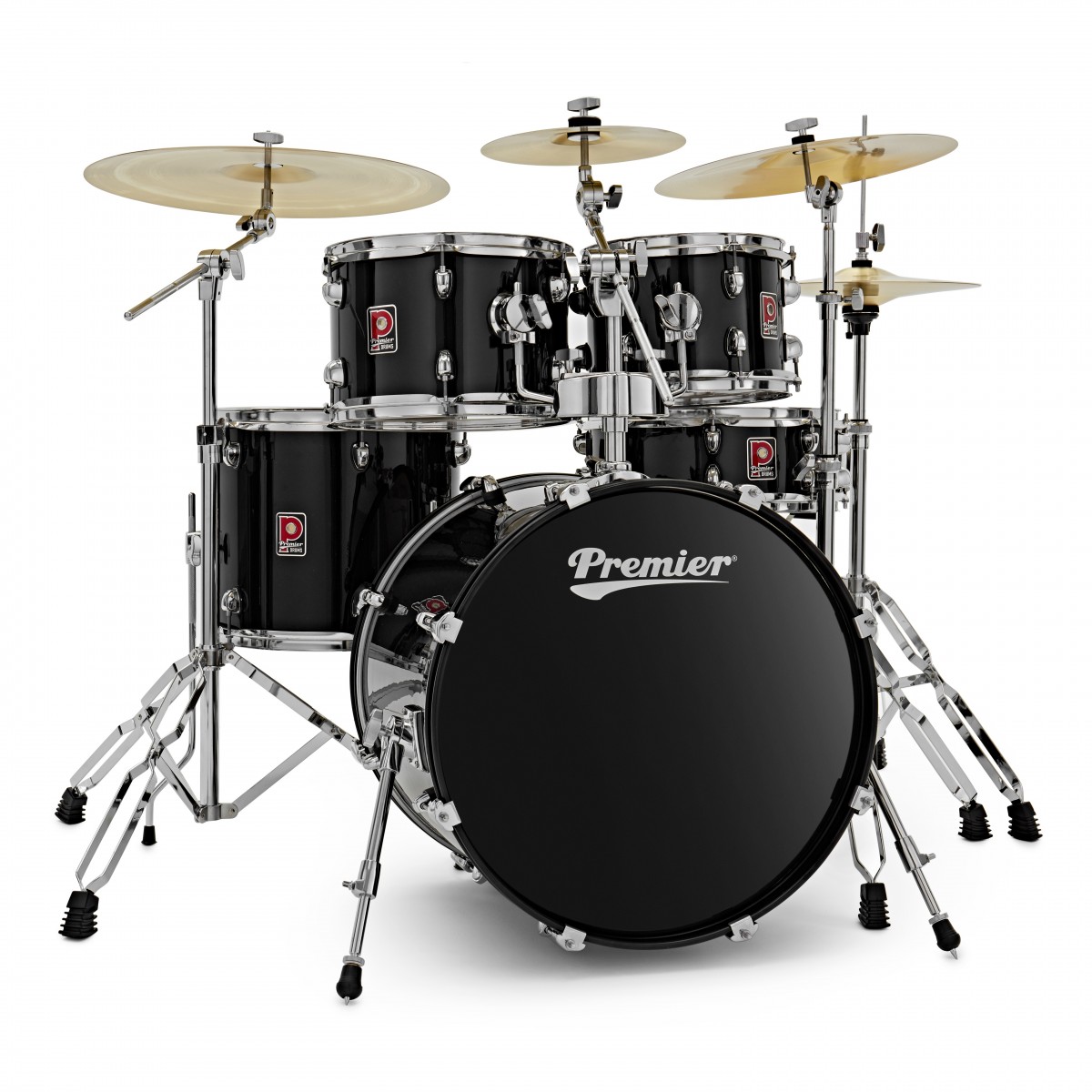 Premier Revolution 20" 5pc Drum Kit Bundle Black