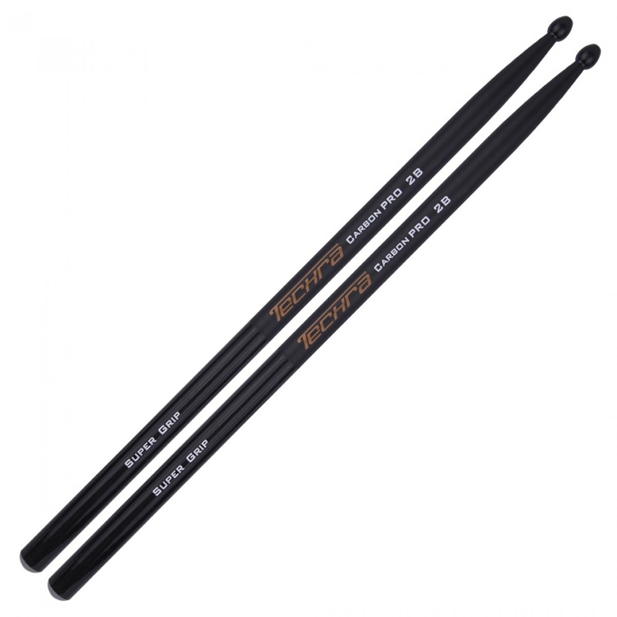 Techra Carbon Pro Super Grip 2B Drumsticks