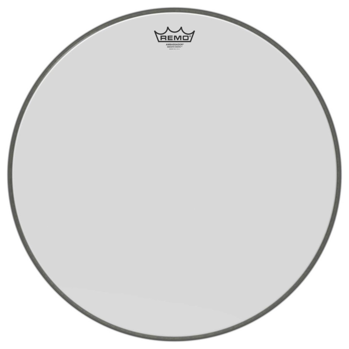 Remo Ambassador Smooth White 20 Bass Drum Head