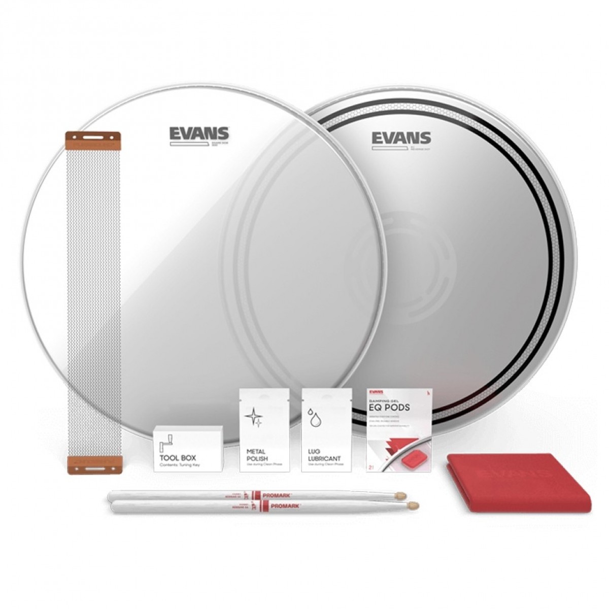 Evans TuneUp Kit EC Reverse Dot Snare 14"